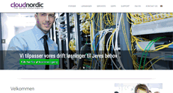 Desktop Screenshot of cloudnordic.com